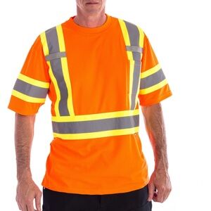 Holmes Workwear High-Visibility Short Sleeve T-Shirt - Orange